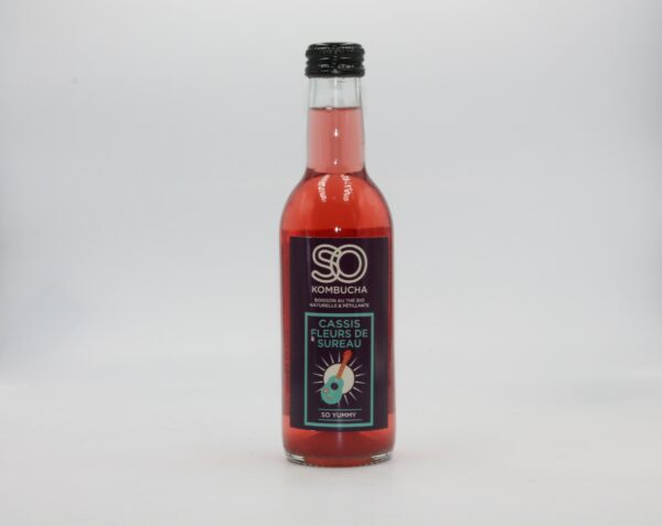 Kombucha Bio Cassis & Fleurs de sureau