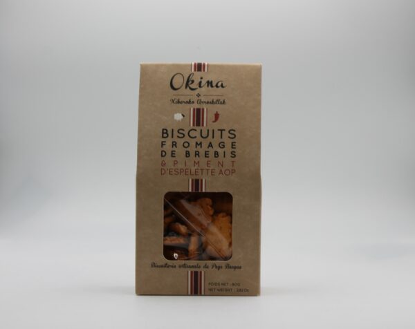 Biscuits au fromage de brebis & piment d'Espelette