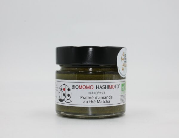 Praliné d'amande au Matcha Bio