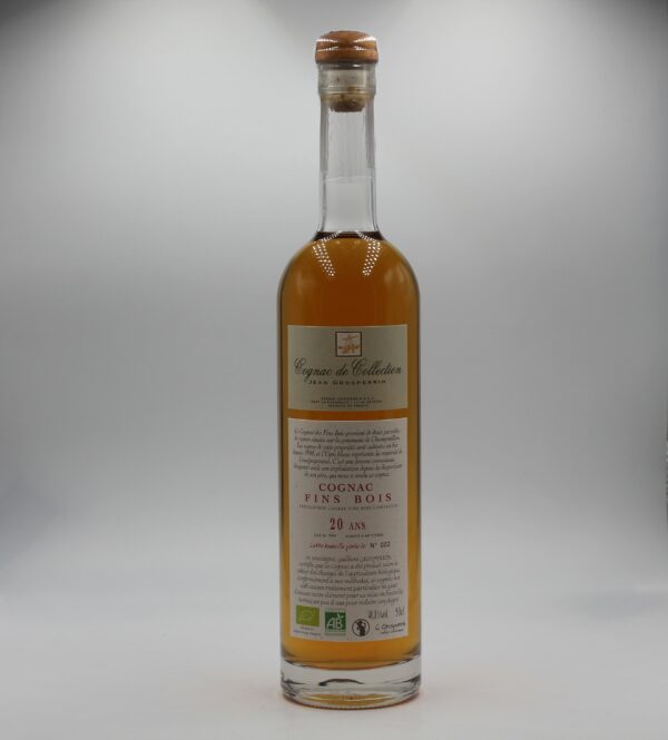 Cognac Bio 20 ans Fins Bois