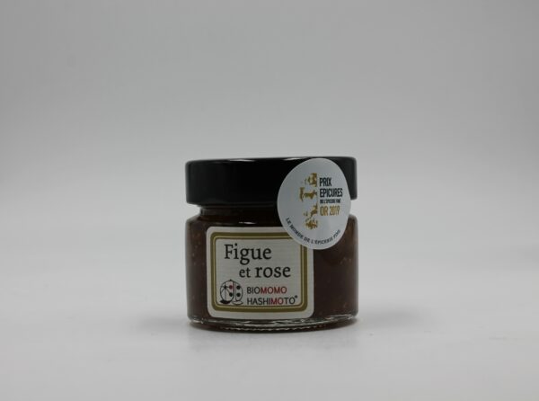 Confiture figue & rose Bio