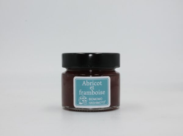 Confiture abricot framboise Bio