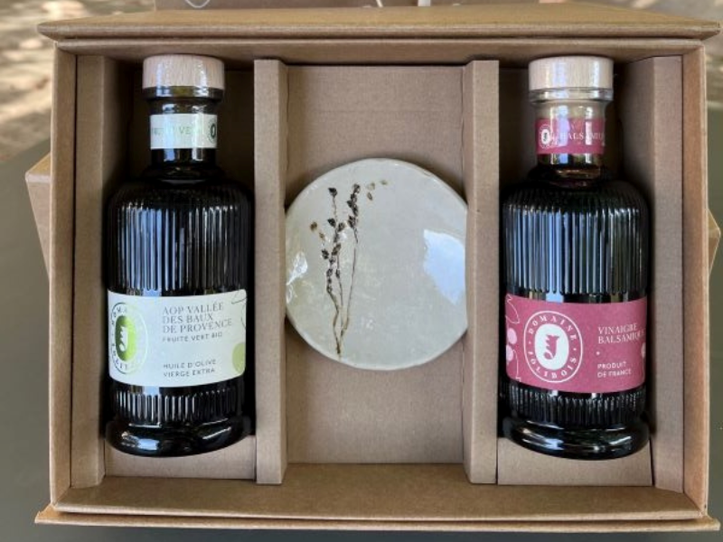Coffret Huile d'olive et vinaigre balsamique