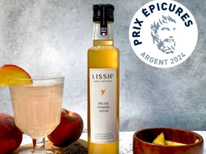 Sirop artisanal Pêche Pomme et Thym - 25cl