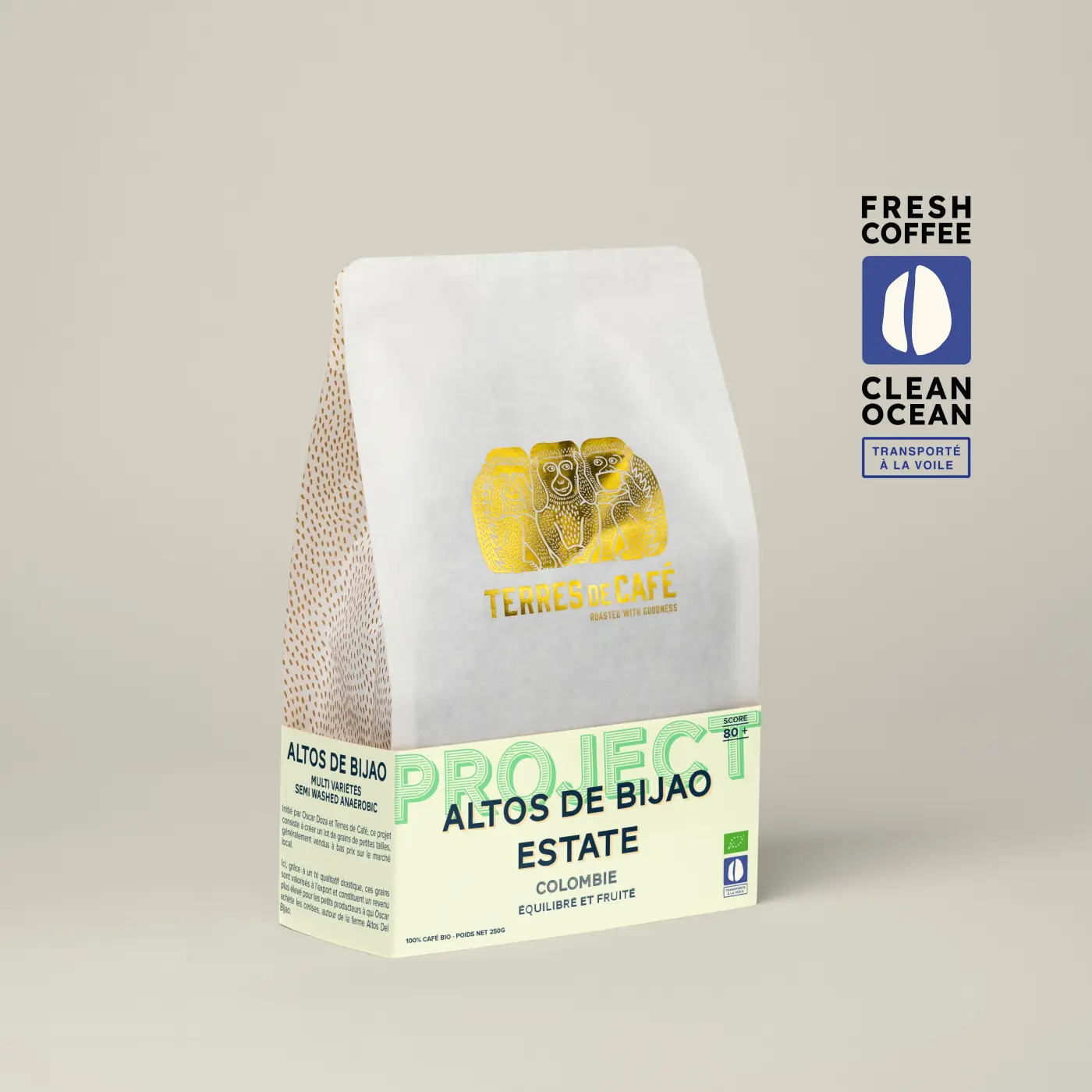 Café en grain Altos de Bijao Estate Project Colombie