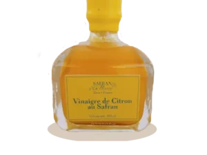 Vinaigre de citron au Safran – Flacon de 100 m